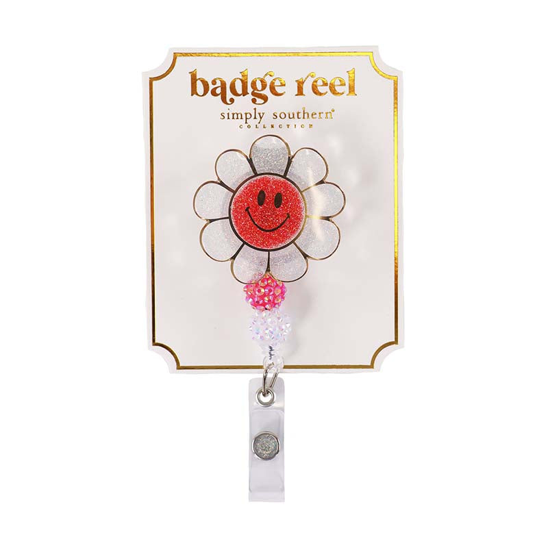 Badge Reel in Flower