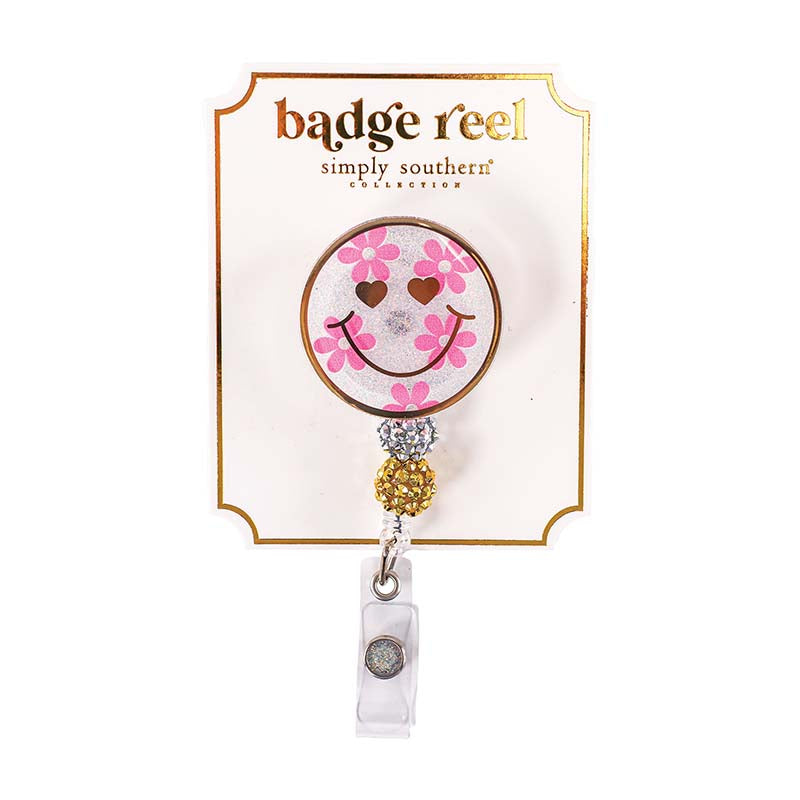 Badge Reel in smiley