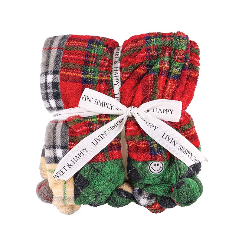 Plaid Simply Sherpa Blanket