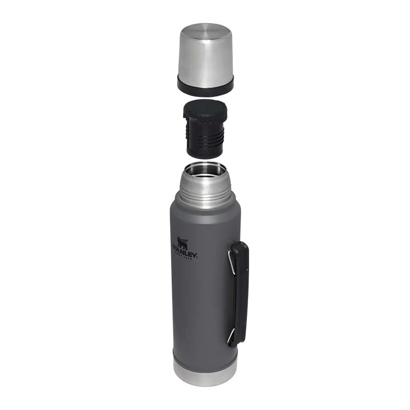 The 1.5QT Classic Legendary Water Bottle in Charcoal