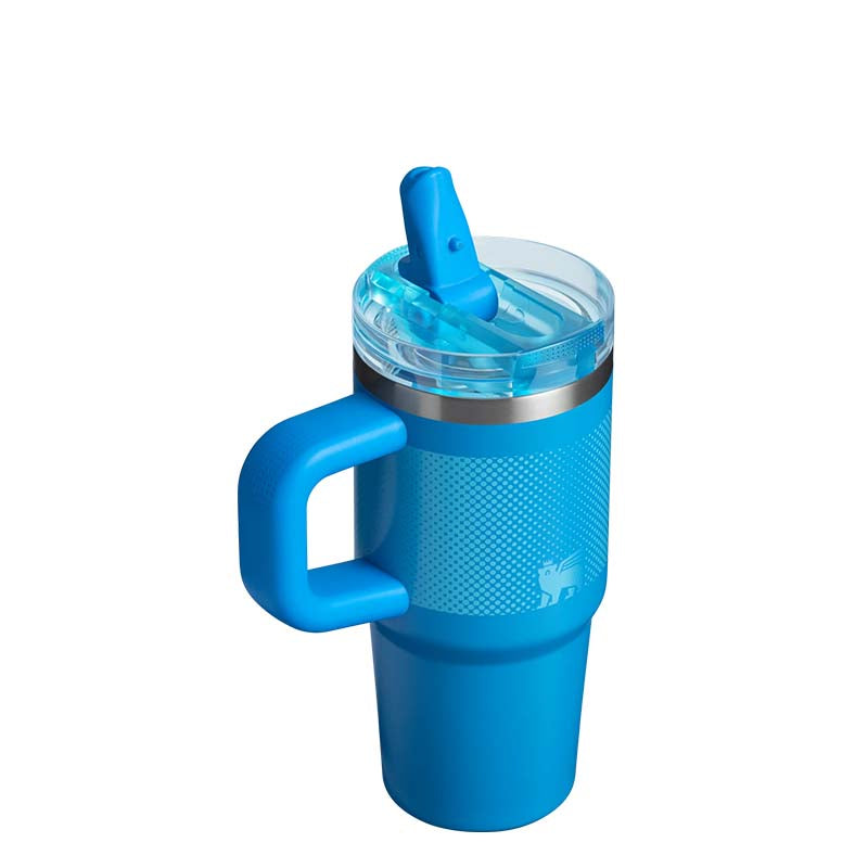 The 14oz Quencher ProTour Flip Straw Tumbler in Azure Fade