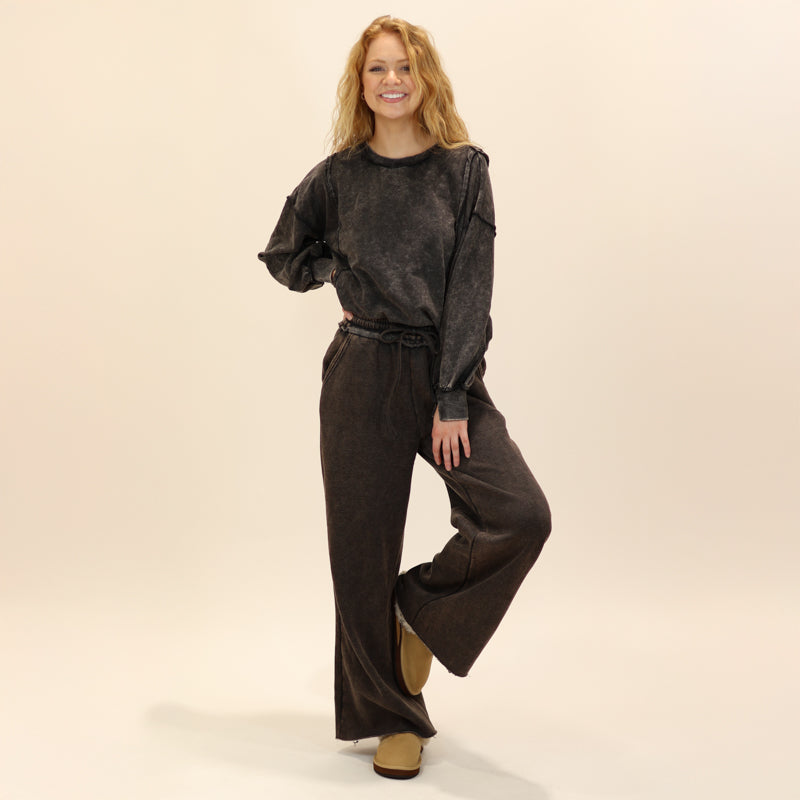 Lounge Pants in Ash Black