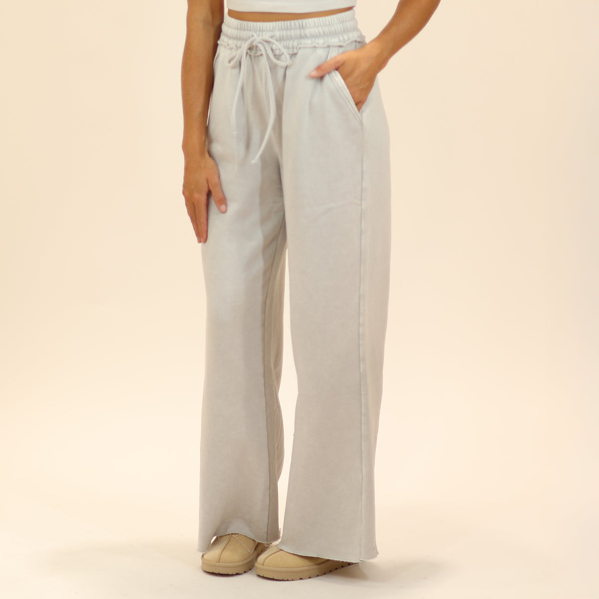 Lounge Pants in Light Cement