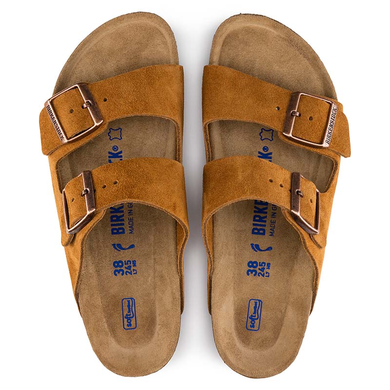 suede mink birkenstock sandals