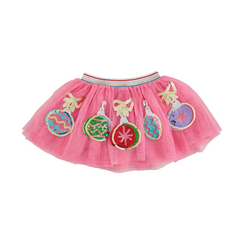 Toddler Pink Christmas Sequin Tutu