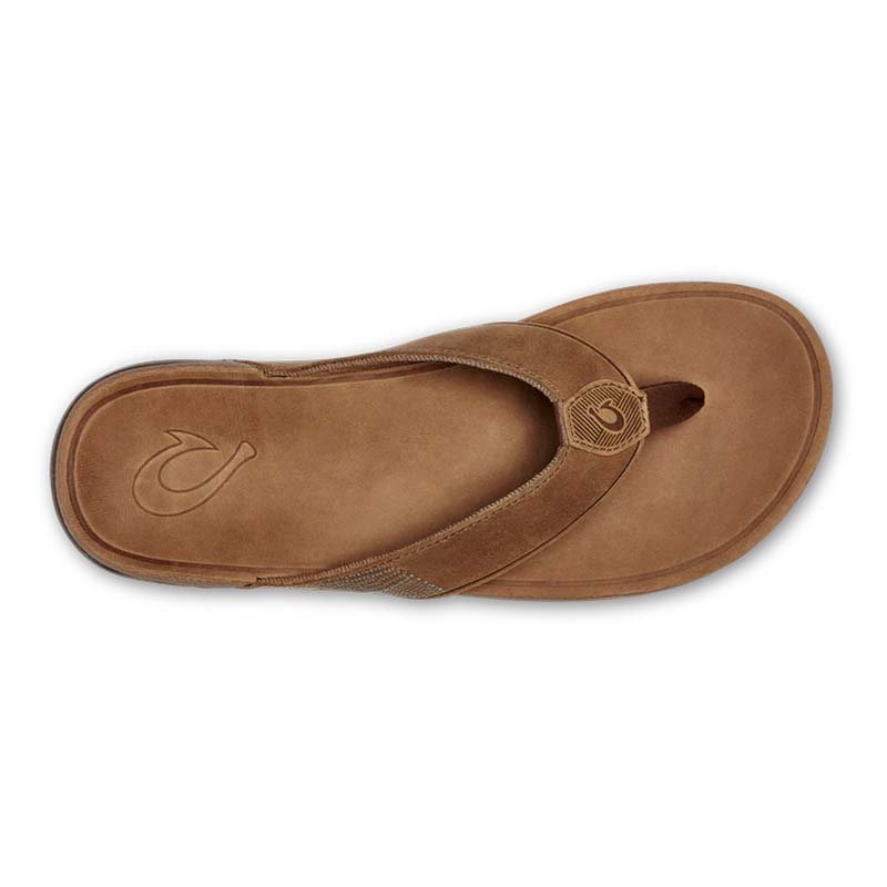 Men&#39;s Tuahine Waterproof Leather Sandals in Toffee