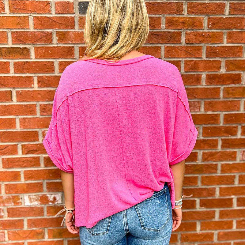 Dolman Sleeve Boxy Top