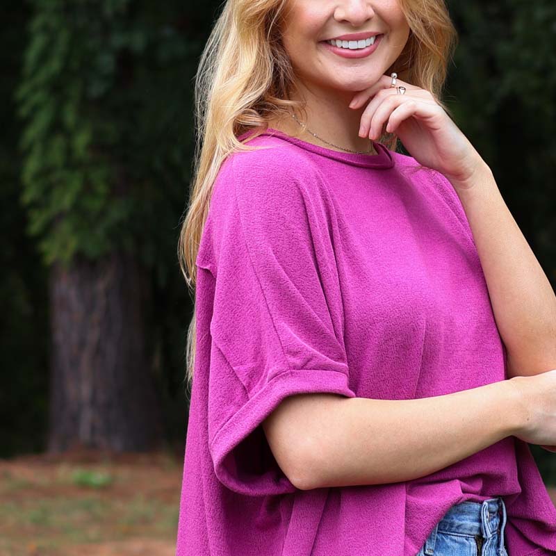 Dolman Sleeve Boxy Top