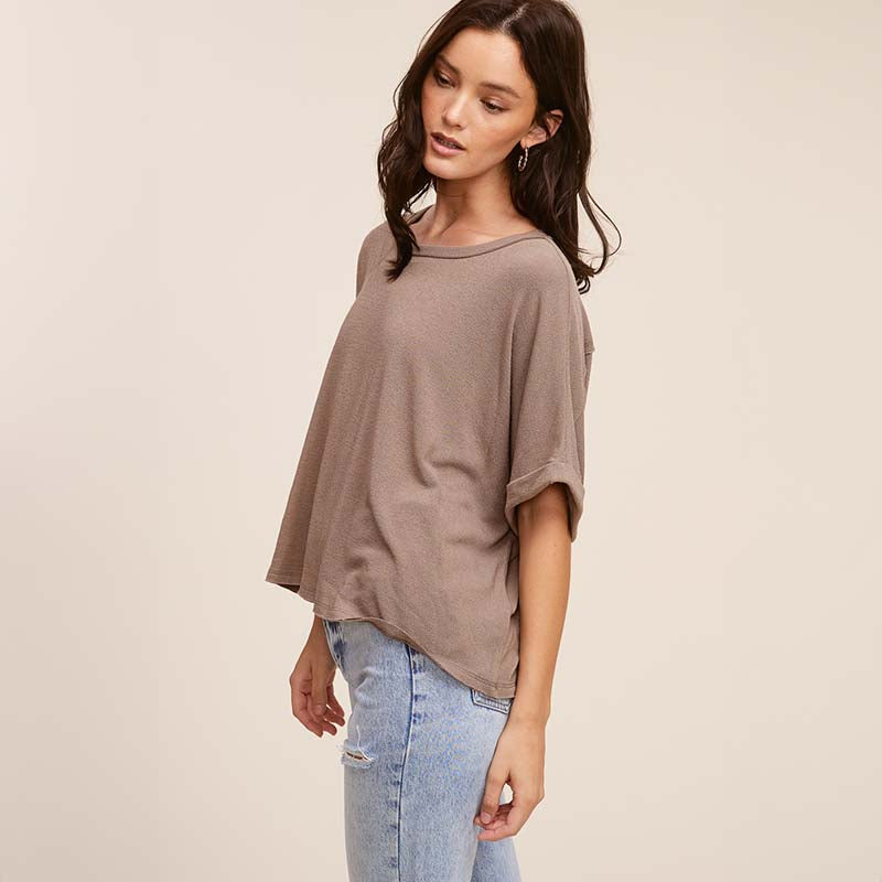 Dolman Sleeve Boxy Top