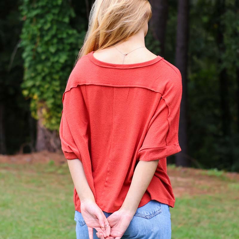 Dolman Sleeve Boxy Top