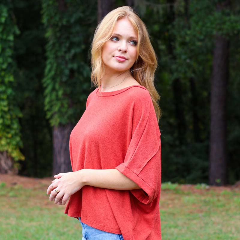 Dolman Sleeve Boxy Top