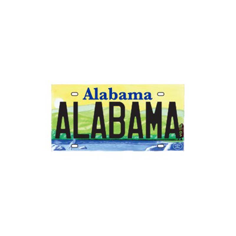 Alabama License Plate Magnet