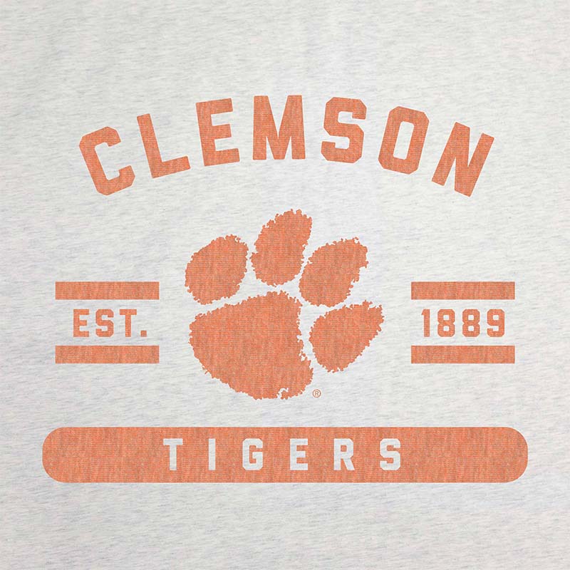 Clemson Oatmeal Sweatshirt Blanket