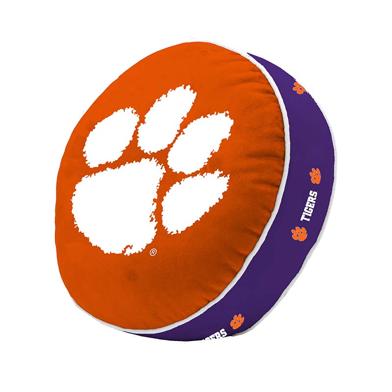 Clemson Puff Pillow