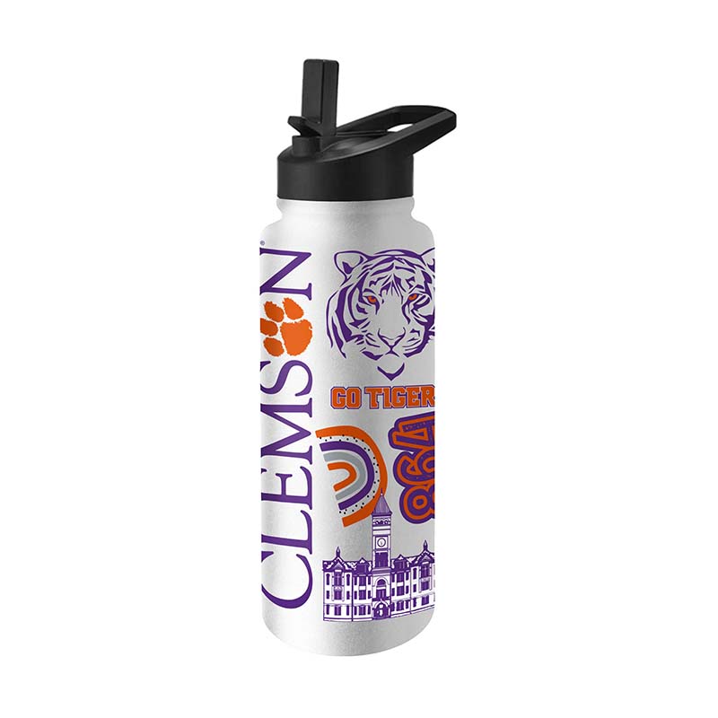 Clemson 34oz Native Water Bottle