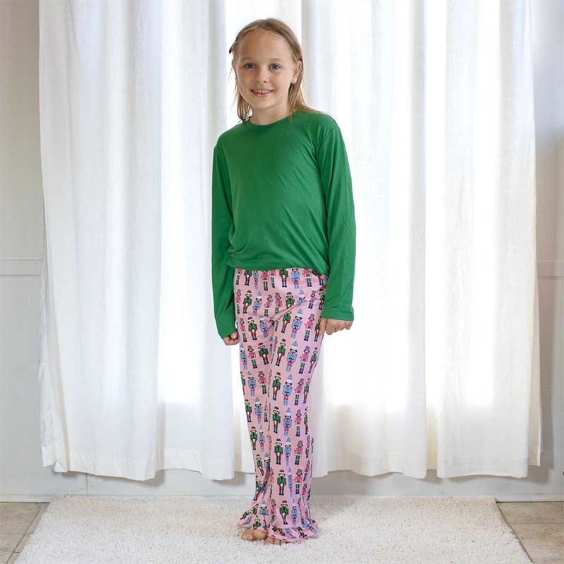 Girl&#39;s Nutcracker March Ruffle Sleep Pants