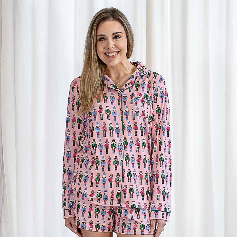 Women&#39;s Nutcracker March Long Sleeve Pajama Shirt