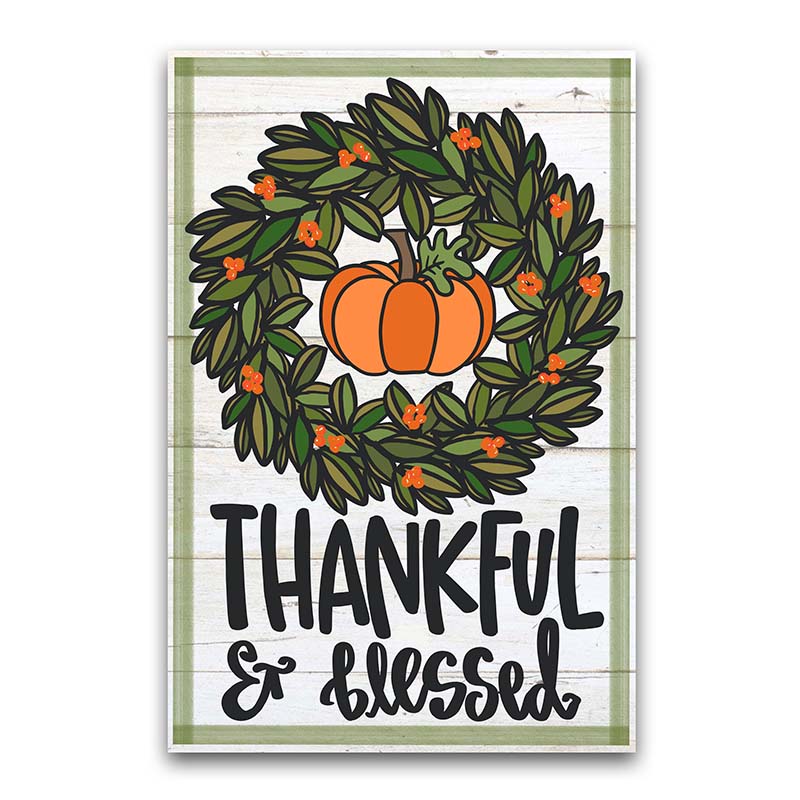 Magnolia Lane Thankful &amp; Blessed Garden Flag