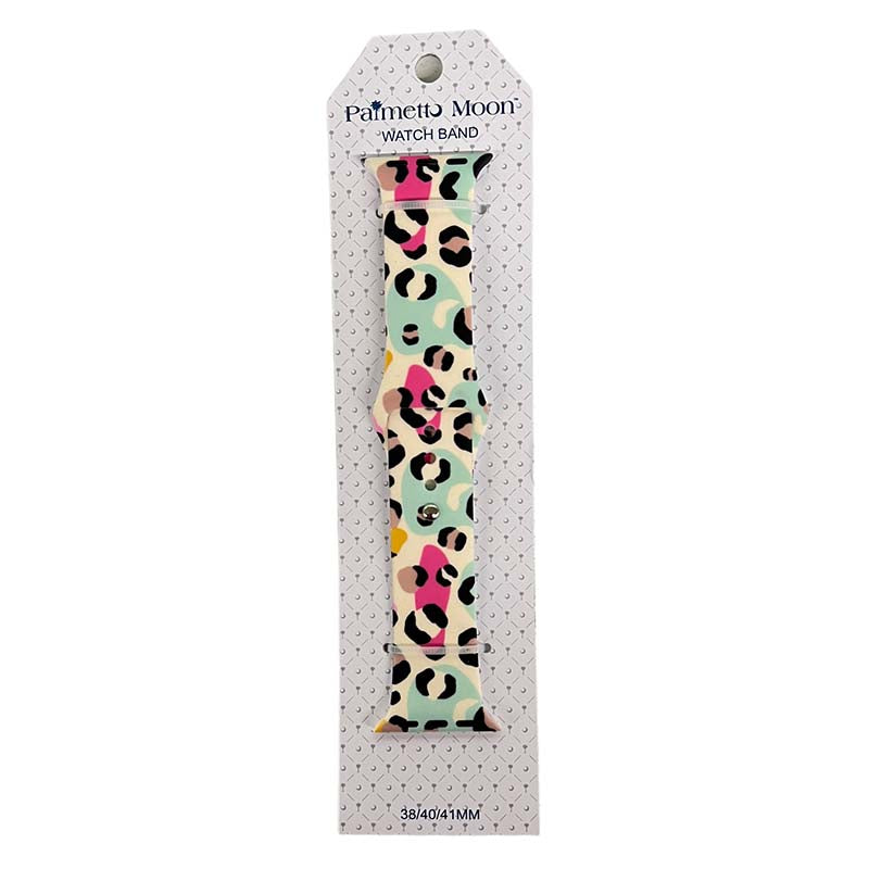 Multi Leopard Watchband