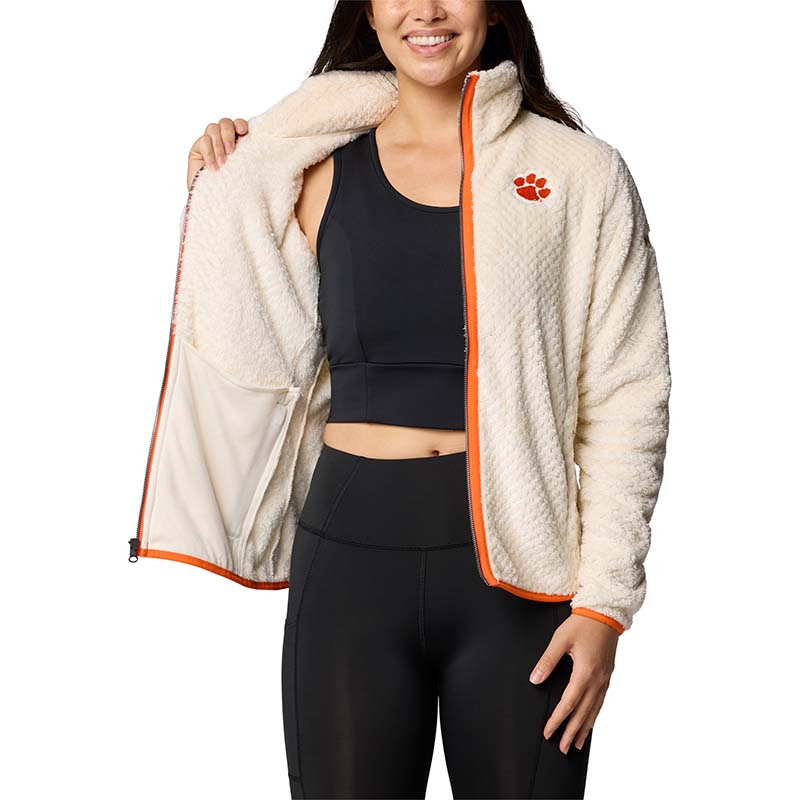 Clemson Fire Side Fuzzy Sherpa Pullover