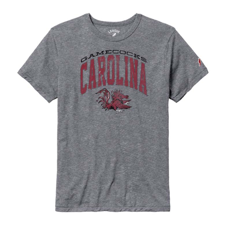 grey usc carolina gamecocks short sleeve t shirt