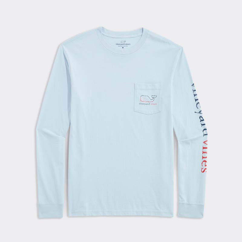 Burgee Vintage Whale Long Sleeve T-Shirt