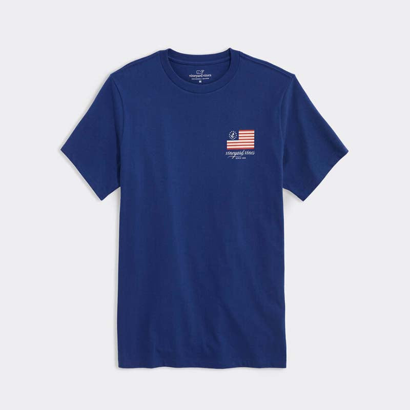 USA Anchor Flag Short Sleeve T-Shirt