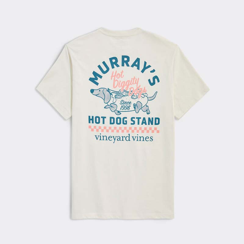 Vineyard Vines White Hot Diggity Dog Short Sleeve T-Shirt