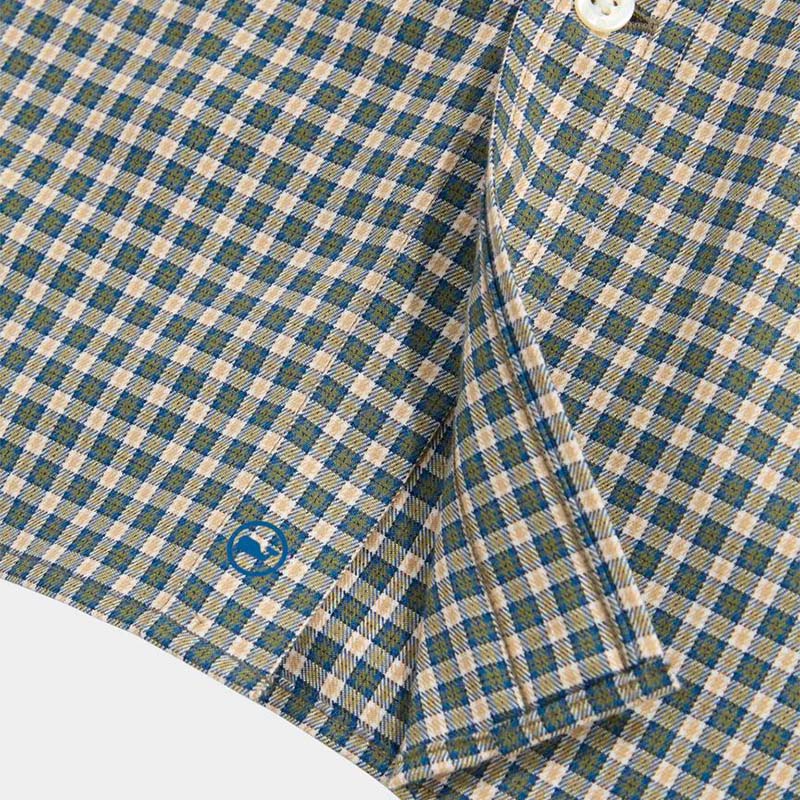 On-The-Go Brushed Twill Plaid Shirt