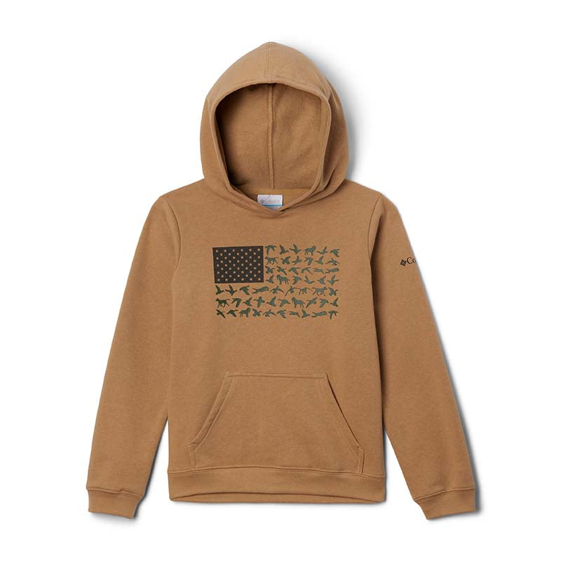 Youth PHG™ Hunt Flag Hoodie in Sahara