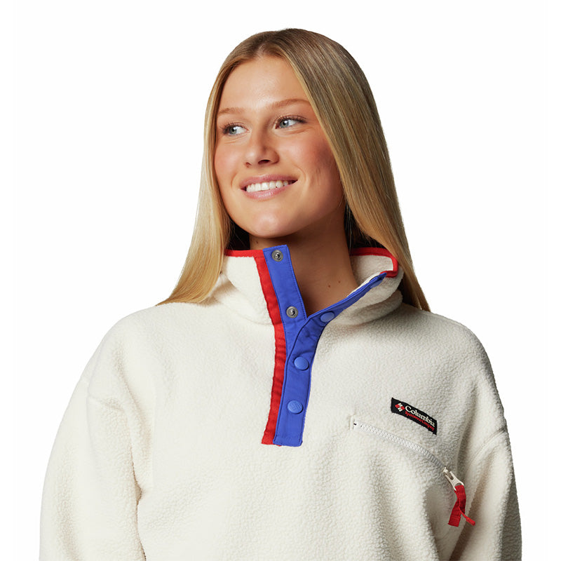 Women&#39;s Helvetia™ II Cropped Half Snap Fleece Pullover