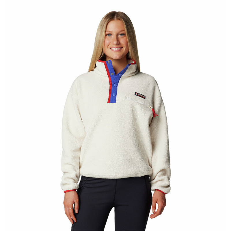 Women&#39;s Helvetia™ II Cropped Half Snap Fleece Pullover