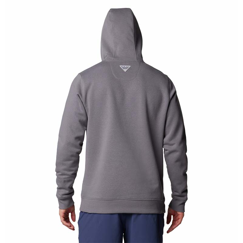 Back shot of Columbia Sportswear Cool Grey PFG Castback™ Hoodie