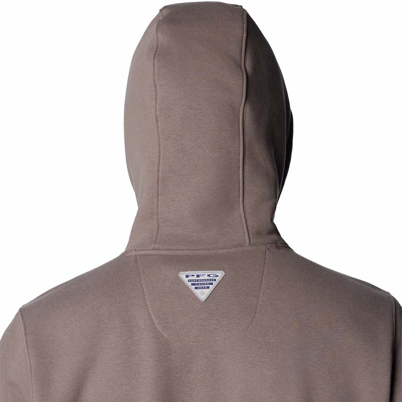 Zoomed in back shot of Columbia Sportswear Iron PFG Castback™ Hoodie