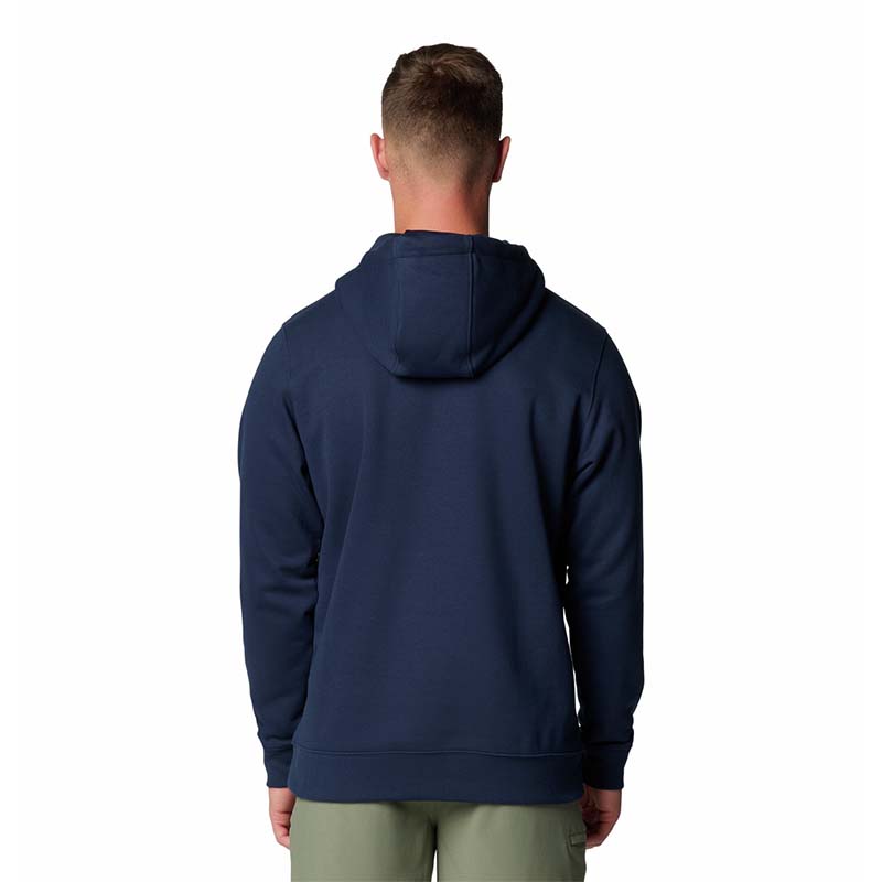 Back shot of Columbia Sportswear Collegiate Navy PFG Castback™ Hoodie