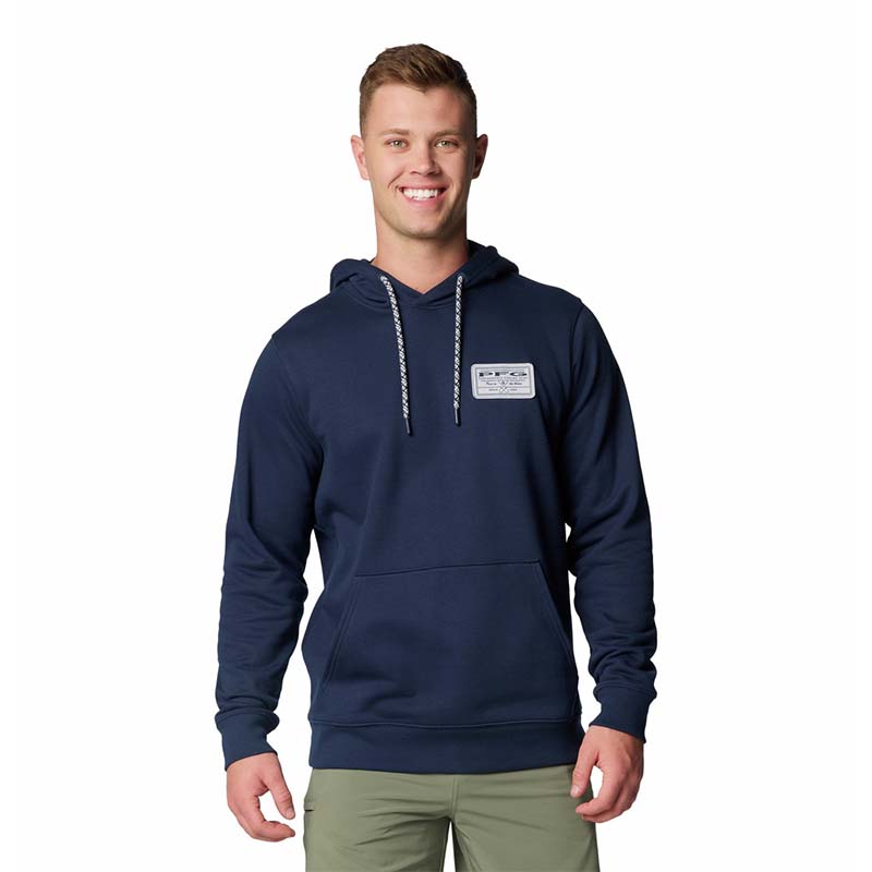 Alternate front shot of Columbia Sportswear Collegiate Navy PFG Castback™ Hoodie