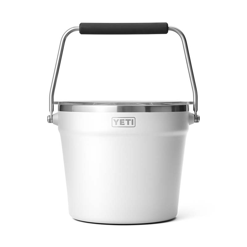 White Rambler Beverage Bucket