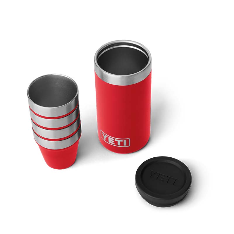 Rescue Red 4 Piece Shot Glasses