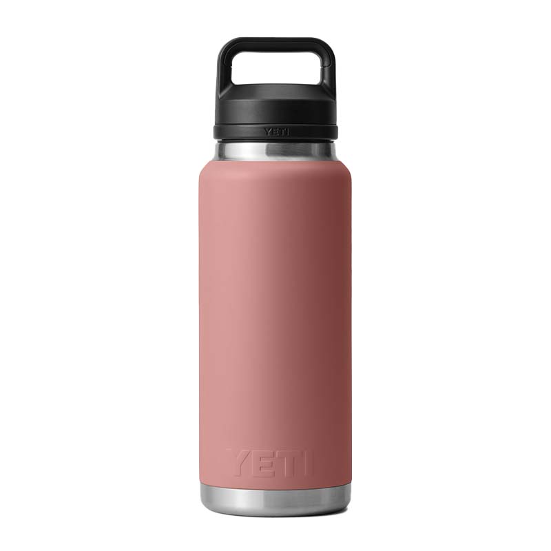 Yeti Sandstone Pink Rambler 36oz Chug Bottle