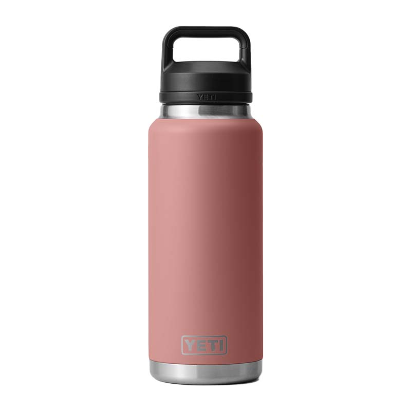 Yeti Sandstone Pink Rambler 36oz Chug Bottle