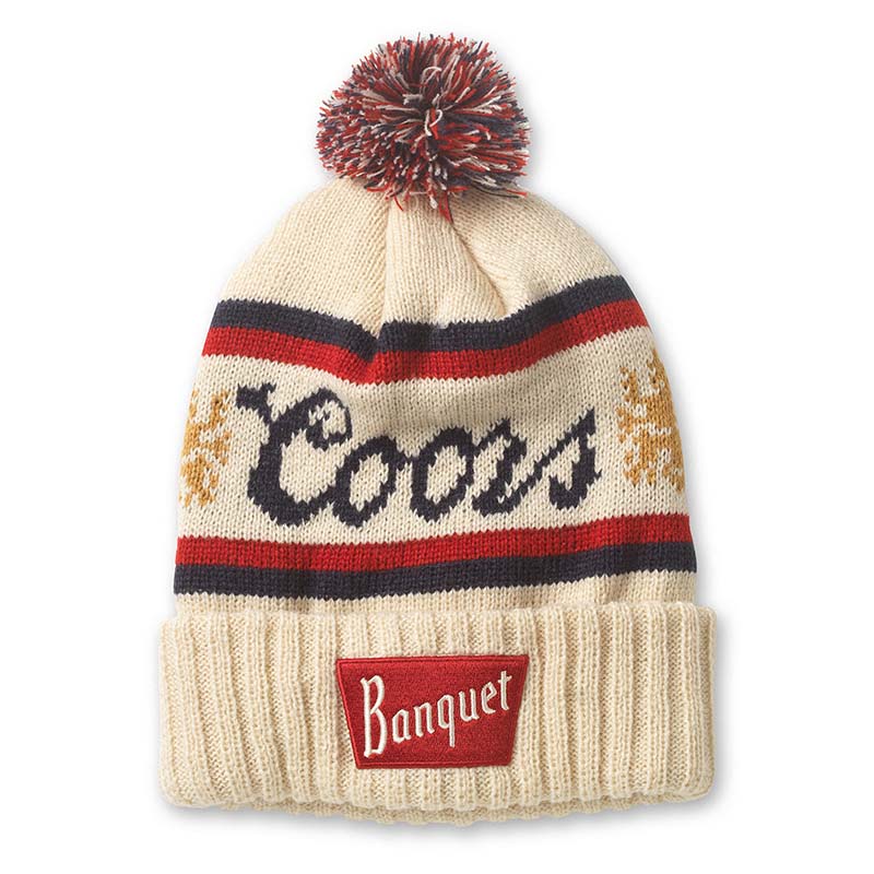 Coors Stripe Logo Knit With Pom