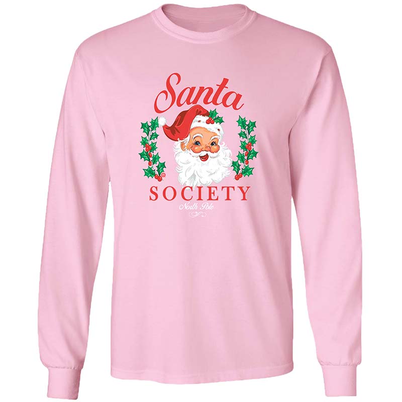 Santa Society Long Sleeve T-Shirt