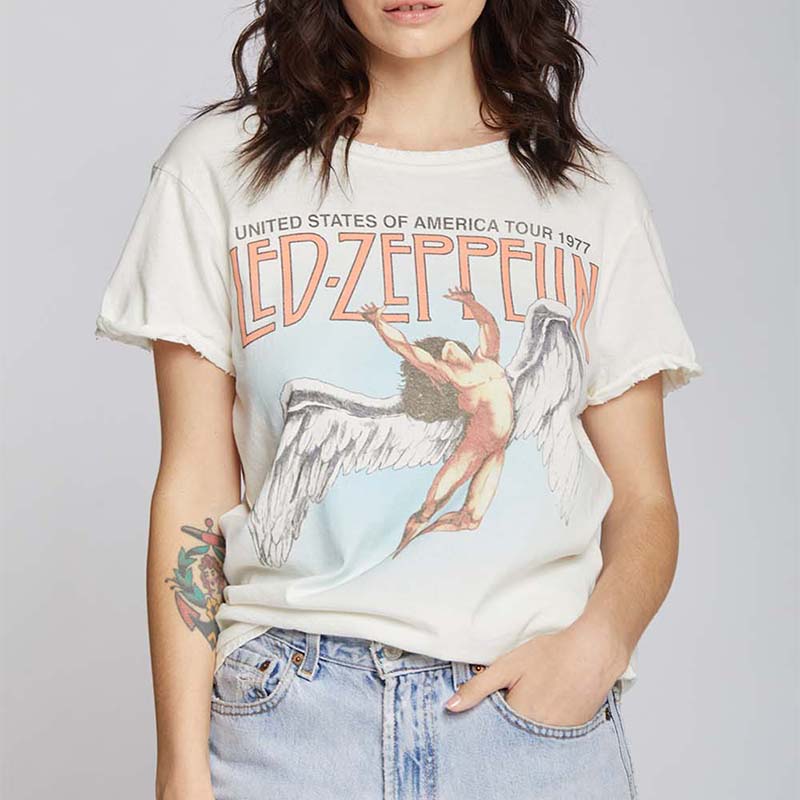 Led Zeppelin America Tour 1977 Short Sleeve T-Shirt