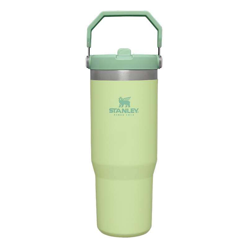 The 30oz IceFlow Flip Straw Tumbler in Citron