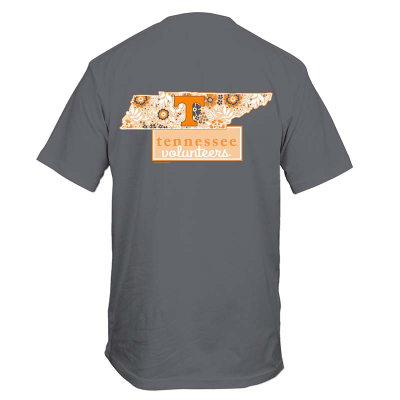 UT State Floral Short Sleeve T-Shirt