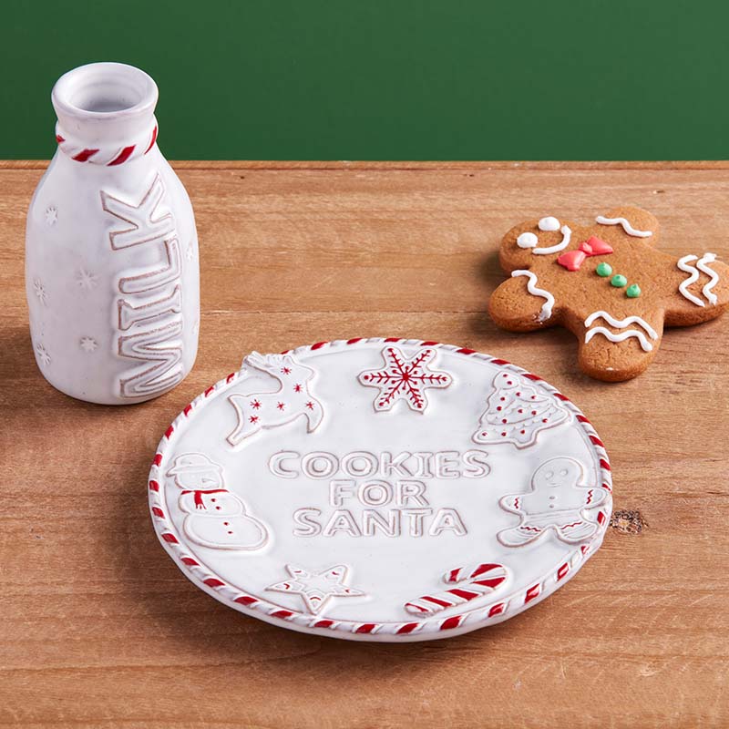 Gingerbread Milk Santa Set