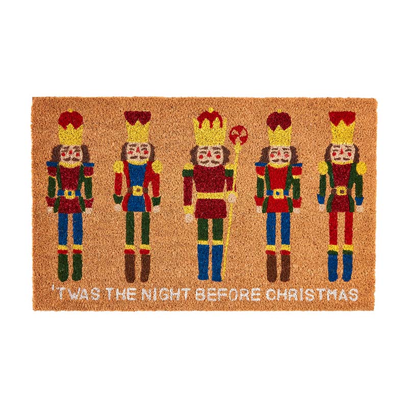 Glitter Nutcracker Doormat