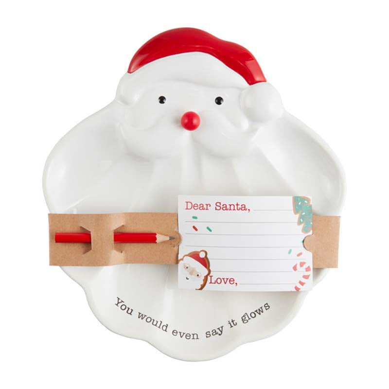 LED Santa Plate