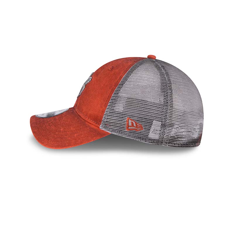 Side shot of New Era Clemson Paw Trucker Hat