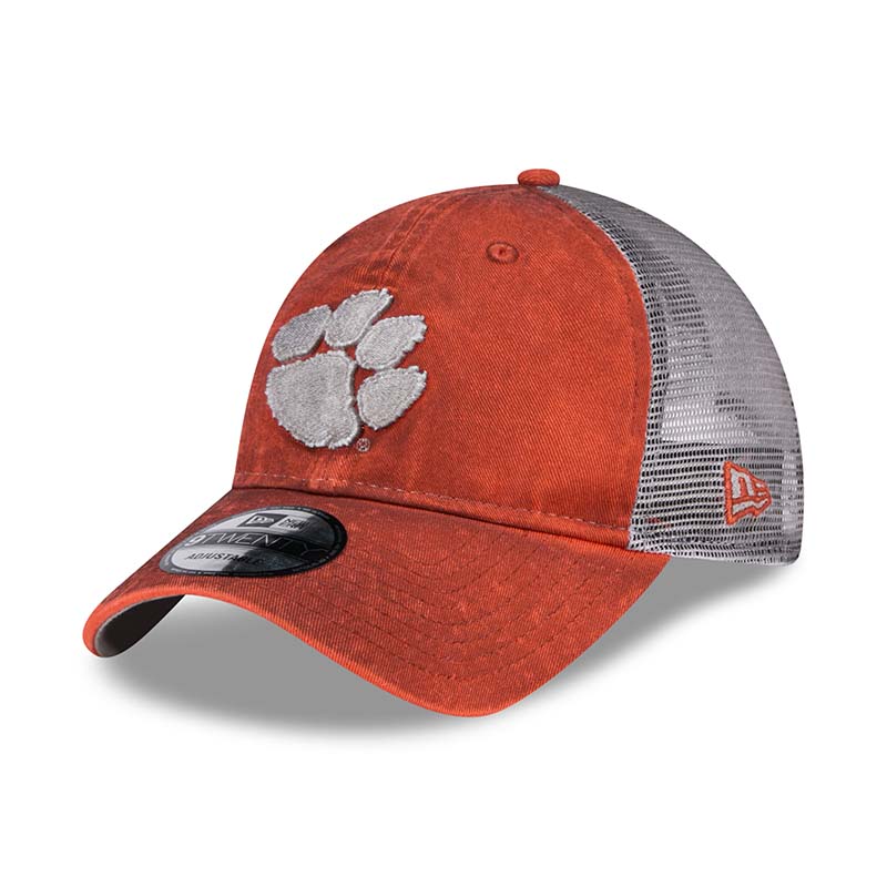 New Era Clemson Paw Trucker Hat